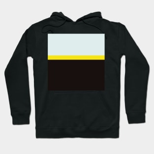 black yellow and blue minimalist abstract design Hoodie